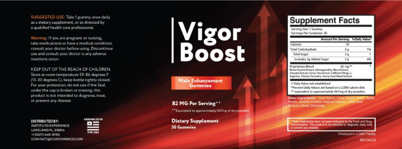 VigorBoost 6 Bottles